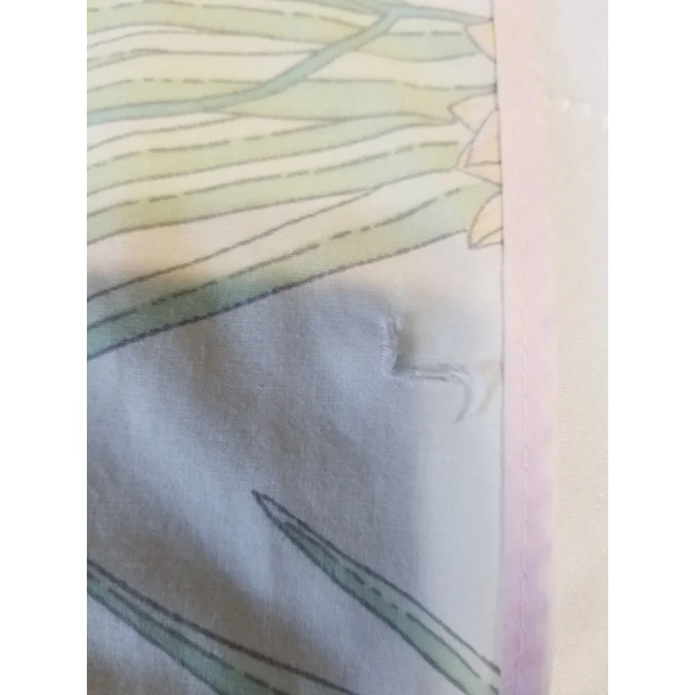 Wamsutta Vintage Twin‎ Sheet Set Cutter Crafts Floral Flat Fitted